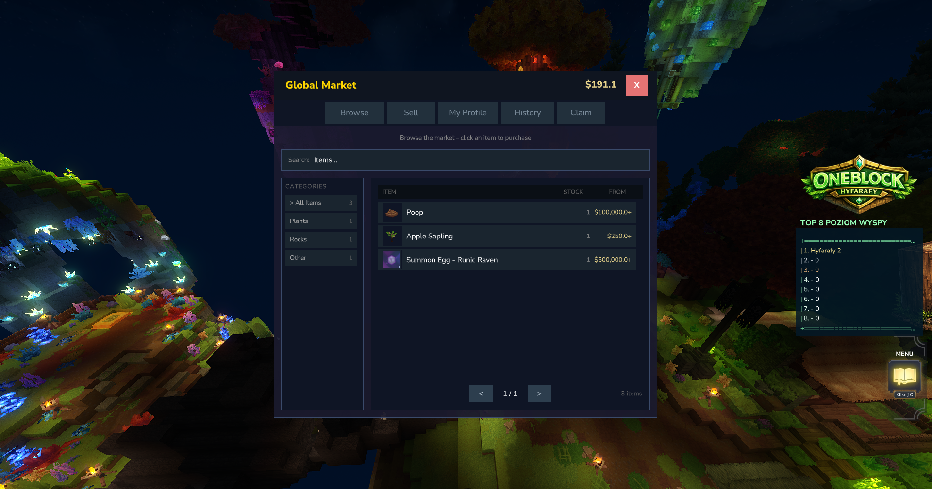 Oneblock screenshot 3